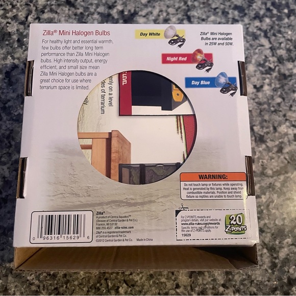 Terrarium Heat Lamp Halogen Mini Dome - Picture 4 of 7